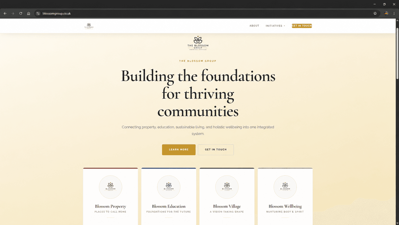The Blossom Group homepage